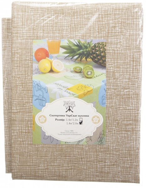 Скатерть Премиум 5730920а20 140x200 см в ассортименте УкрСкат 