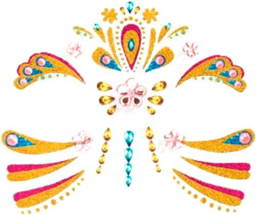 Наклейки для лица Djeco Золотая принцесса