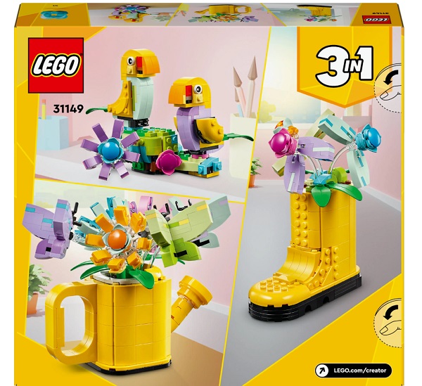 Конструктор LEGO Creator Квіти в лійці 31149