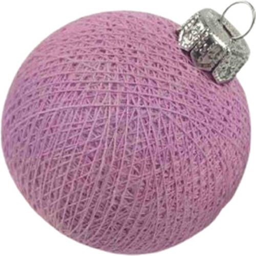 Куля новорічна Котонова d8 см Light Magenta світло-рожевий