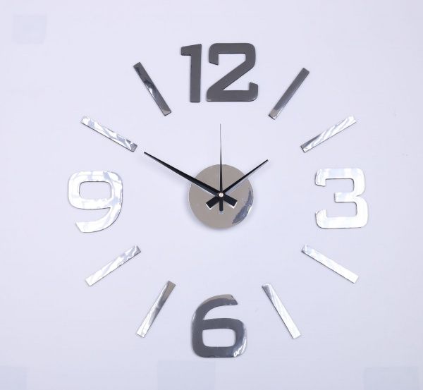 Годинник настінний Зроби сам Класік 60х60см срібло Ningbo Royal Clock