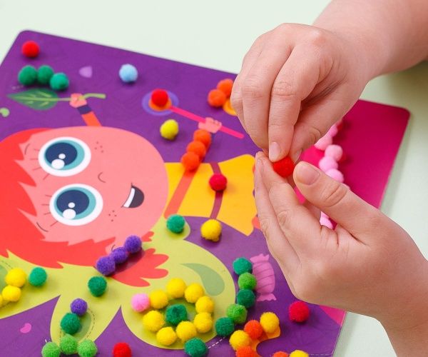 Набір для творчості Vladi Toys Rainbow pompoms Єдиноріг VT4433-05