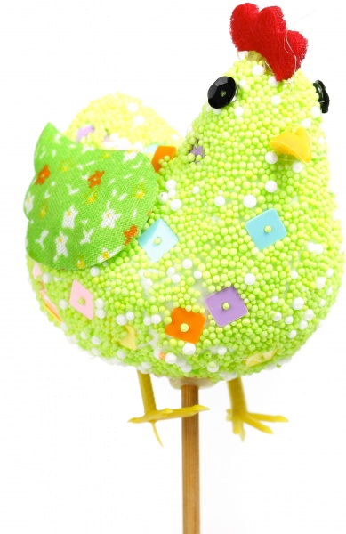 Декорация пасхальная Shunda Курочка 6х27 см в ассортименте (SD12-203162)