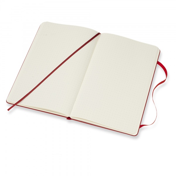 Блокнот для записей Classic 13х21 см точка красный QP066F2 Moleskine