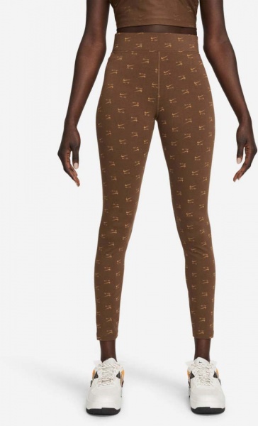 Лосины Nike AIR TIGHTS HR DQ6573-259 р.XL коричневый