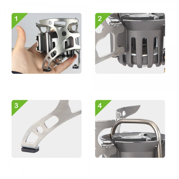 Горелка BRS Мультитопливный BRS-8, 4500ВТ (газ, бензин)