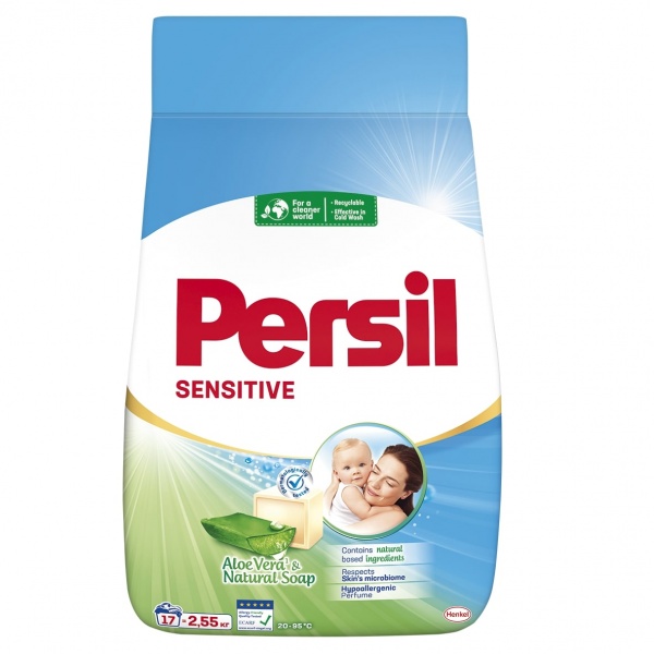 Порошок для машинной и ручной стирки Perwoll Сенситов 2,55 кг 