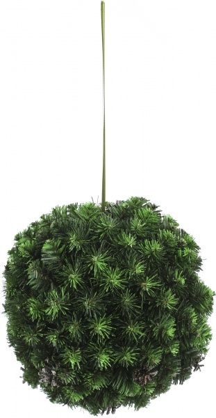 Куля новорічна з шишками 30 см