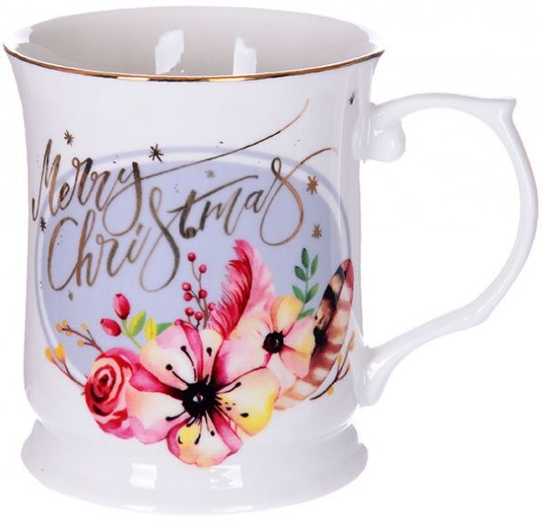 Чашка для чая Рождественский олень 400 мл 924-450 Lefard