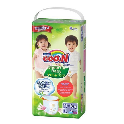Подгузники-трусики Goon Cheerful Baby р. XL 42 шт./уп.