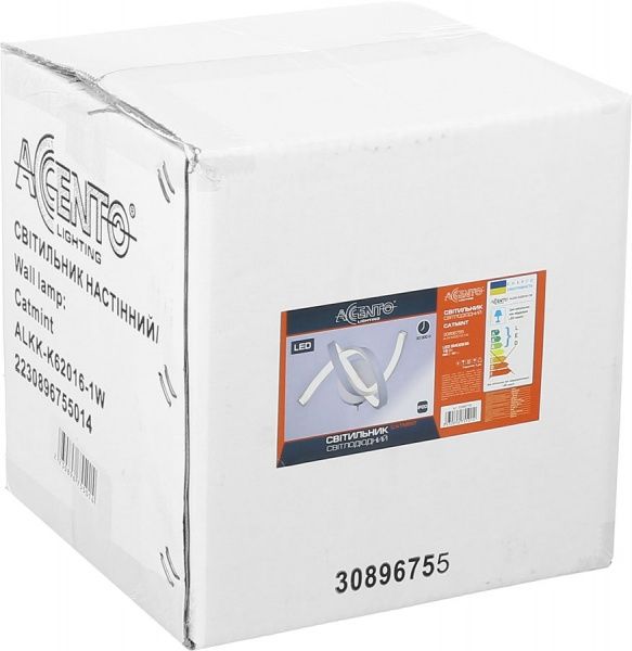 Бра Accento lighting ALKK-GH96305-1W 1x40 Вт E14 хром 