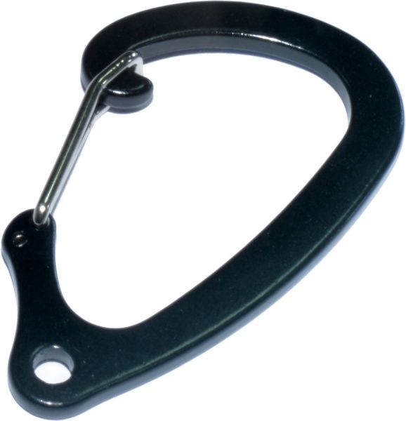 Карабин алюминиевый с рычагом 3x35x57 мм