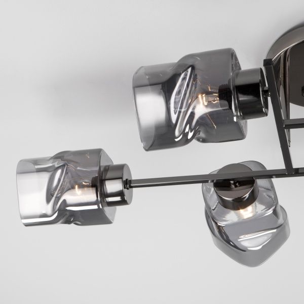 Люстра потолочная Hilari 6x40 Вт E27 черный жемчуг 30165/6 