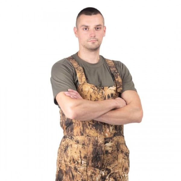 Полукомбинезон рыбацкий Cat Fish утепленный «Камыш», размер 56-58 (XXL), рост 170-176см