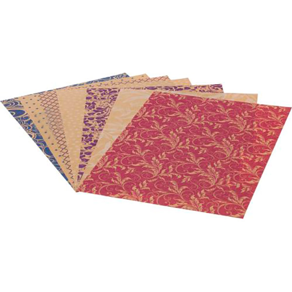 Бумага цветная дизайнерская А4 Крафт 7 листов Поділля