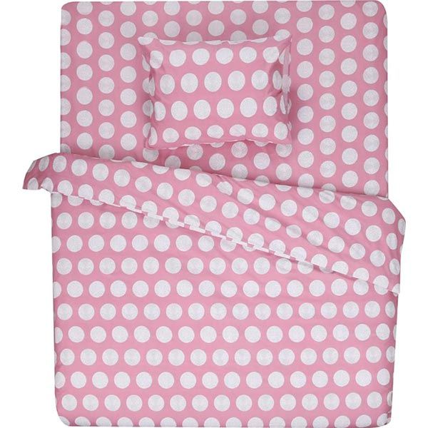 Комплект постільної білизни Basic Коло 1.5 рожевий La Nuit 