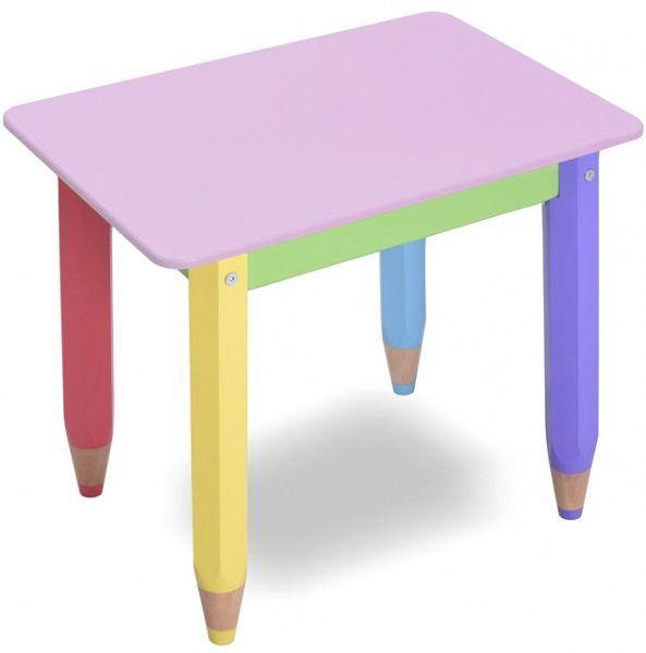 Столик Sweet baby Карандашики с пеналом 60x40 см розовый 100014