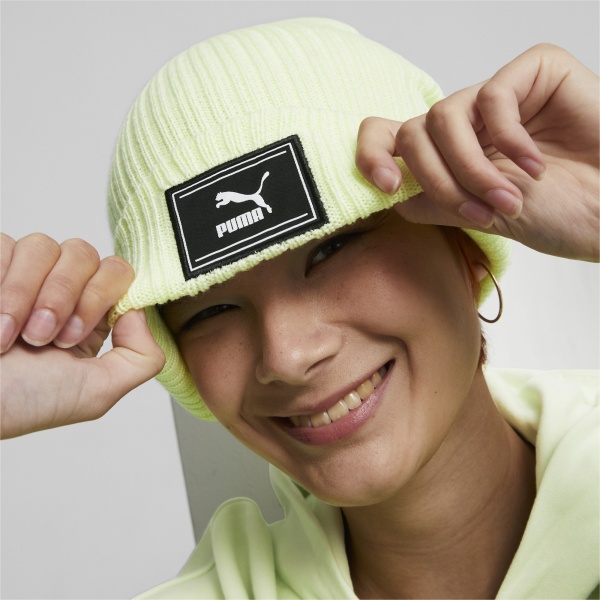 Шапка Puma PRIME WS CUFF TREND BEANIE 2405602 р.one size фисташковый