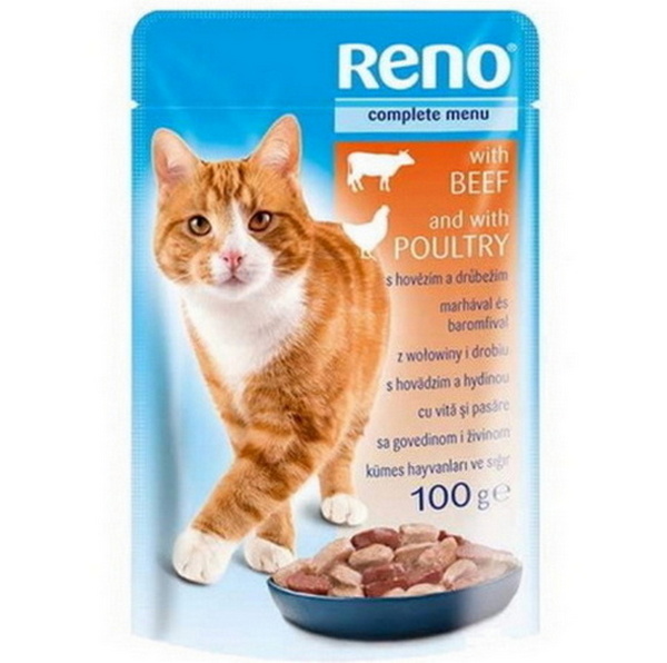 Паштет RENO з яловичиною та куркою 100 г