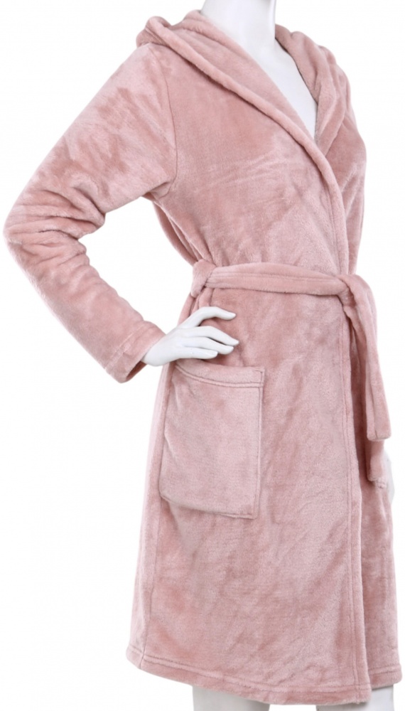 Халат La Nuit микрофибра ROSE SMOKE в упаковке р. L розовый