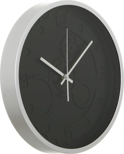 Часы настенные Техно 35,5 см серый