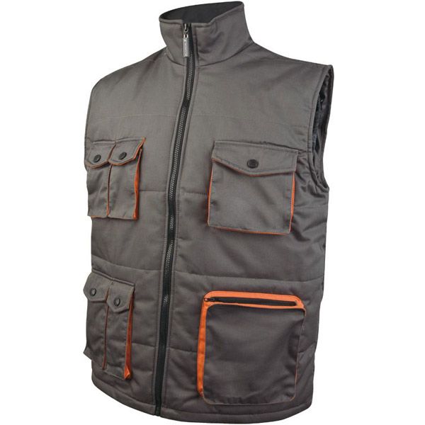 Жилет Delta Plus Stockton Mach2 XXL сірий-помаранчевий