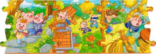 Книжка-пазли Бомик Троє поросят 745