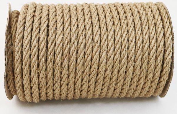 Канат Радосвіт джутовый полированный 6 мм коричневый