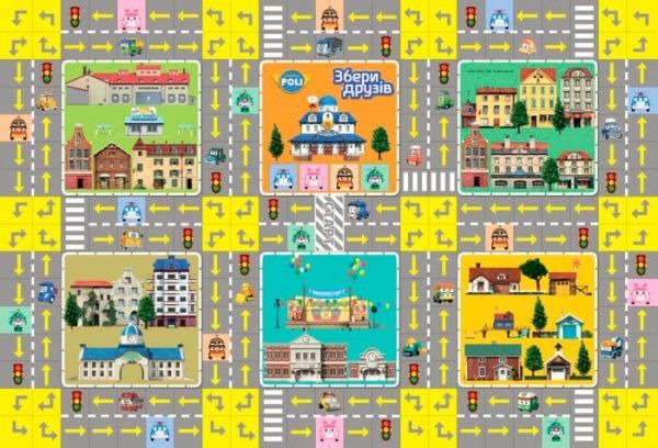Гра настільна Ранок Robocar Poli Збери друзів (Л601008У)