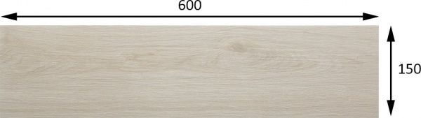 Плитка Allore Group Wood Light beige F PR NR Mat 15x60 2 сорт 