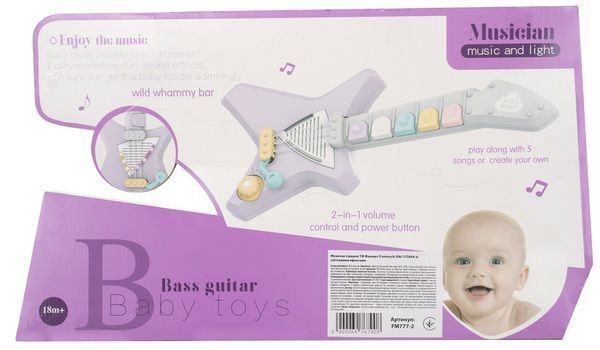 Игрушка музыкальная Funmuch Бас-гитара FM777-2