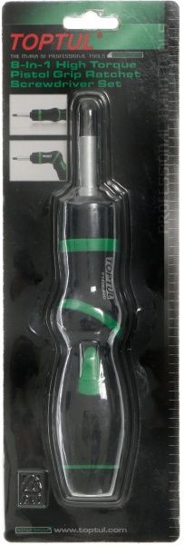 Отвертка со сменными насадками Toptul  GAAR0901