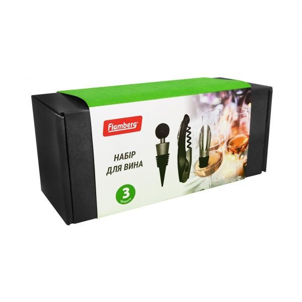 Набор аксессуаров для вина 3 предмета Flamberg