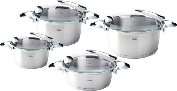 Набор кастрюль Solea 8 предметов Fissler