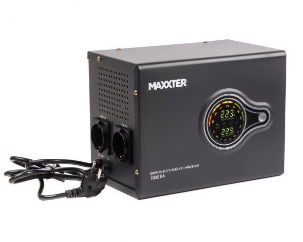 Источник бесперебойного питания (ИБП) Maxxter 500VA MX-HI-PSW500-01