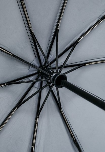 Зонт KRAGO с двойным куполом серый 