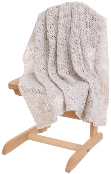 Плед Banian вязаный 90x100 см бежевый 