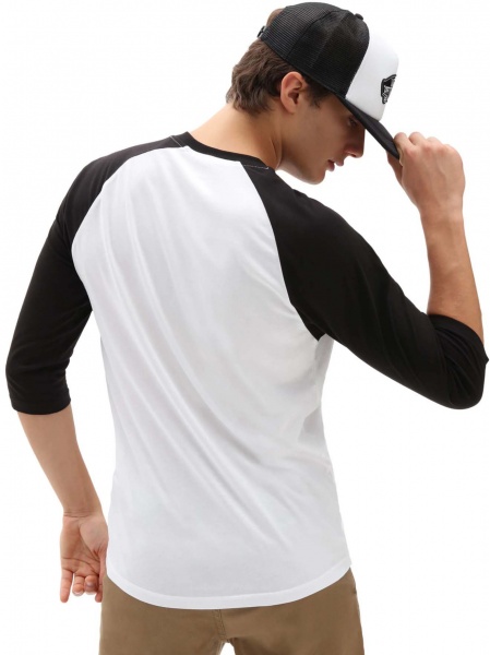 Футболка Vans MN OTW RAGLAN VN000XXMYB2 р.L білий