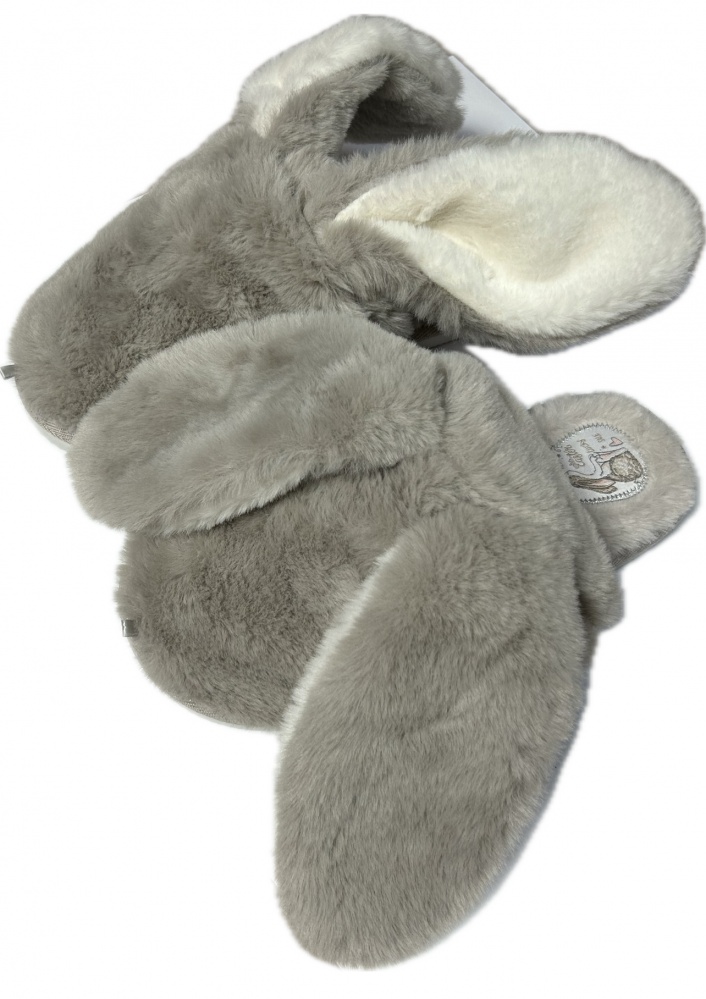 Капці домашні Gemelli Заєць р.37 сірий