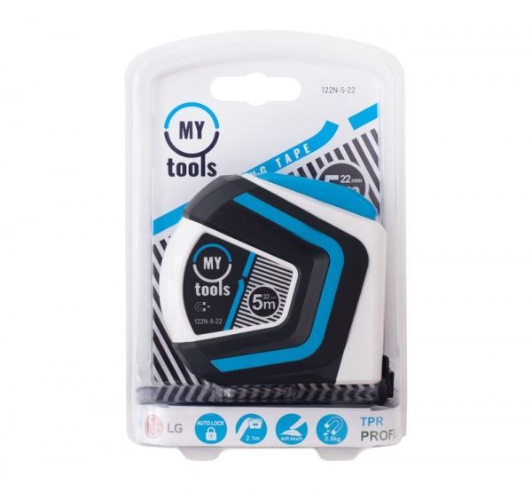 Рулетка My Tools Elegance 122N-5-22 5 м x 22 мм