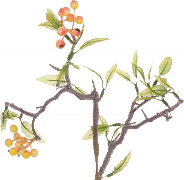 Веточка декоративная весення с ягодами 62 см A3-1270HRW