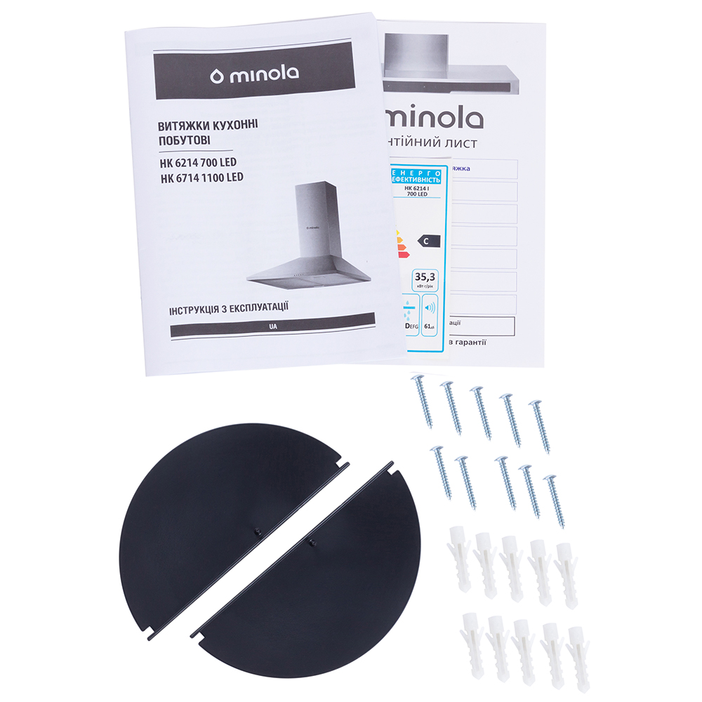 Вытяжка Minola HK 6214 I 700 LED