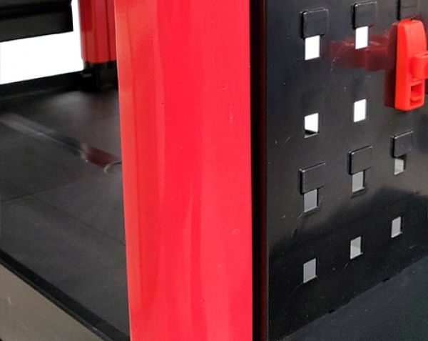 Візок інструментальний G.I.Kraft (3 відкриті полиці, 2 навісних ящика) GI37103