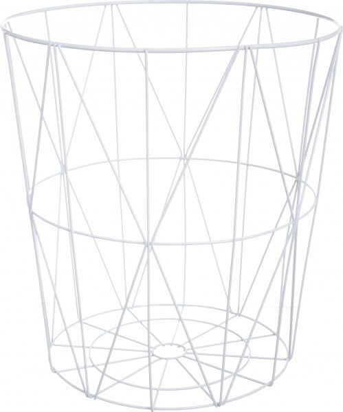 Стіл-кошик Сканді 40х40х42 см білий 