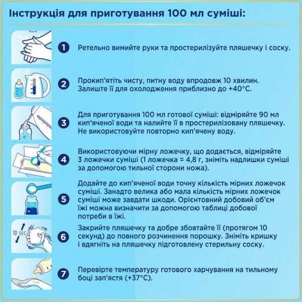 Суха молочна суміш Nutrilon Premium+ 2 1 кг 5900852047213