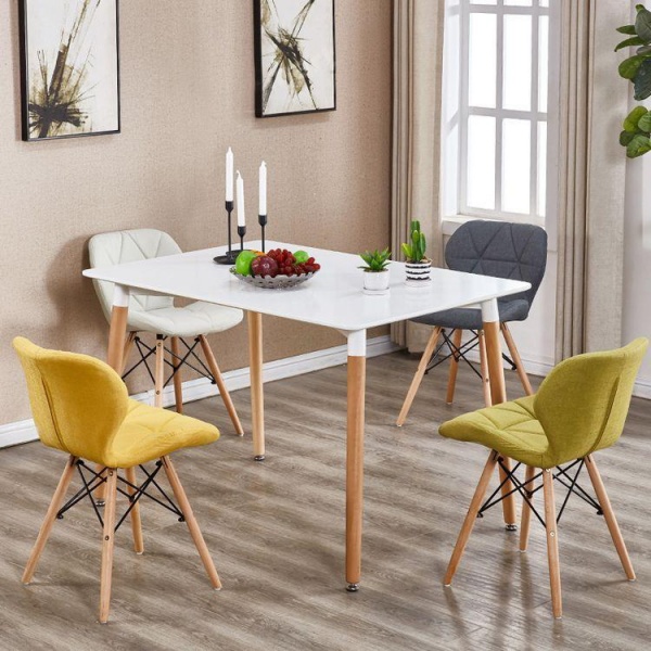 Стілець обідній GT Racer X-D27-Fabric бук/світло-сірий