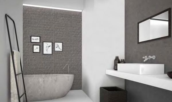 Плитка Emigres Мікроцементо Муро XL негро 30x90 