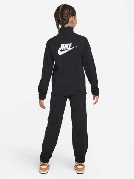 Спортивний костюм Nike K NSW TRACKSUIT POLY FZ HBR FD3067-010 р.M чорний