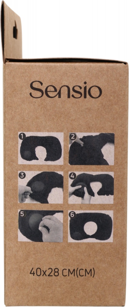 Подушка дорожная Cruise Grey Sensio 40x28 см серый