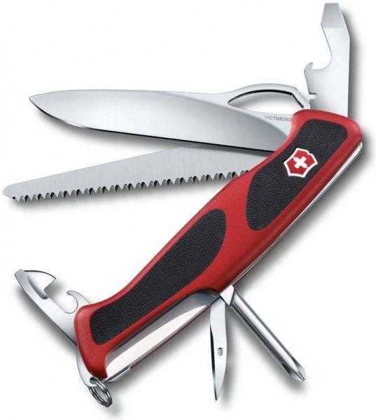 Ніж Victorinox Delemont RangerGrip 78 red/black 0.9663.MC 0.9663.MC